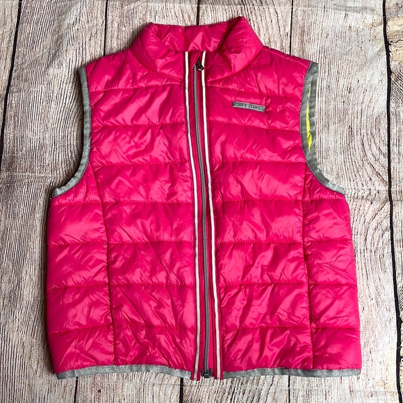 Tommy Hilfiger Other - Tommy Hilfiger | pink vest reflective strip lightweight toddler 4T coat jacket